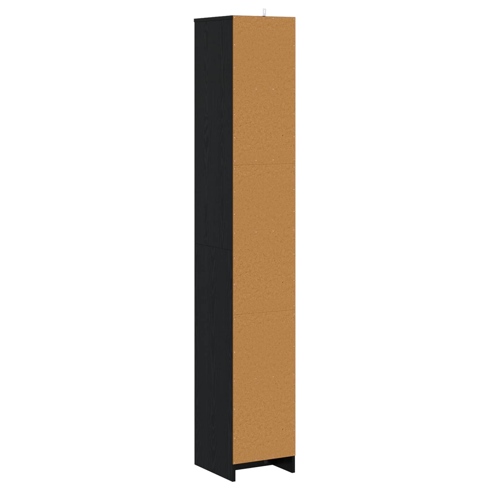 Kupaonski ormar Crni hrast 30 x 33 x 190 cm Konstruirano drvo