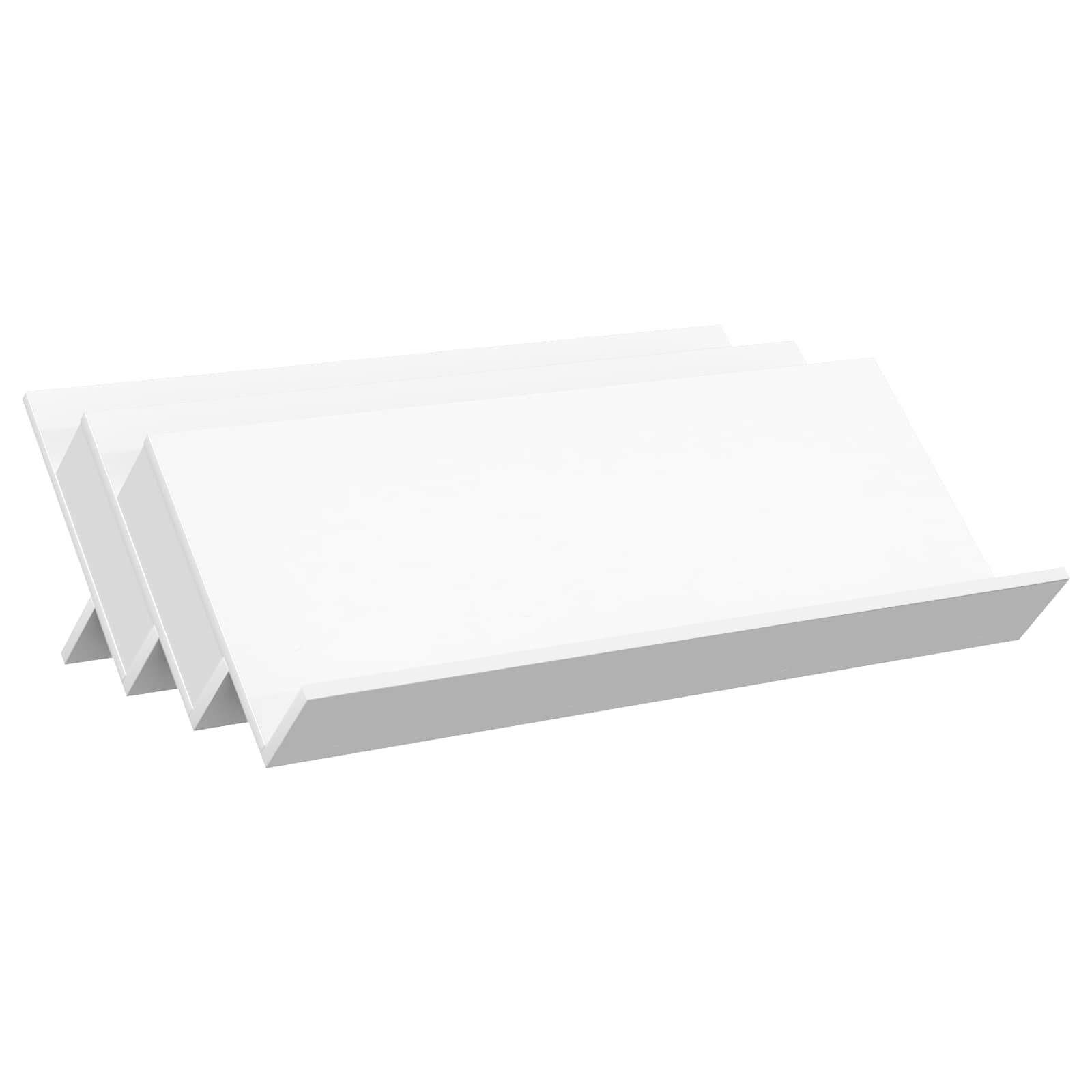 Polica za časopise Bijelo 90 x 53 x 28,5 cm Konstruirano drvo