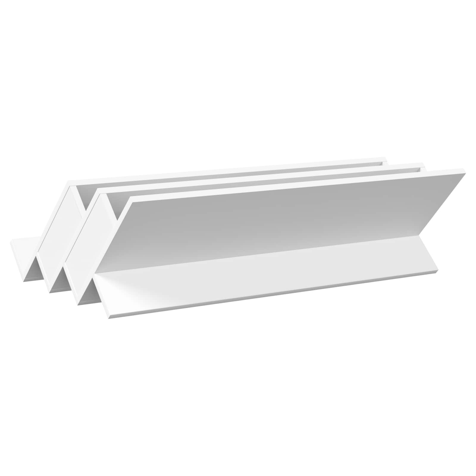Polica za časopise Bijelo 90 x 53 x 28,5 cm Konstruirano drvo