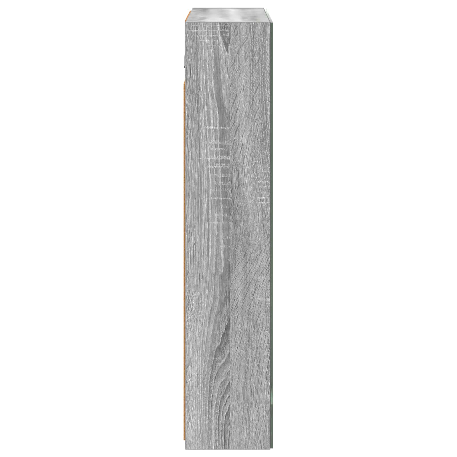 Kupaonski ormar s ogledalom Zidne Siva Sonoma 60 x 14,5 x 70 cm