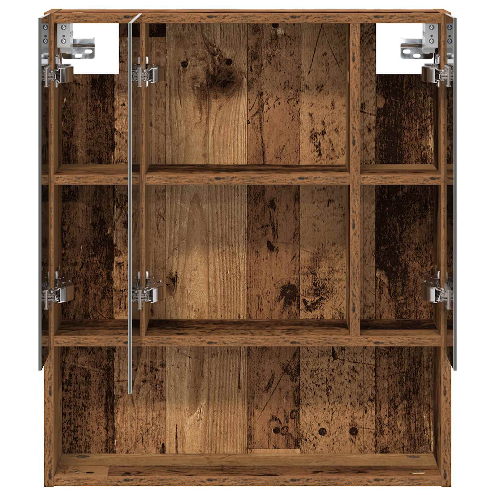 Kupaonski ormar s ogledalom Zidne Staro drvo 60 x 14.5 x 70 cm