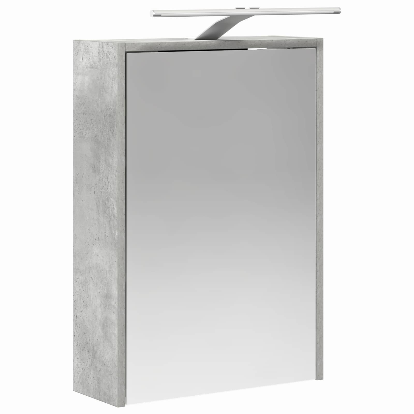 Set ormarića za kupaonicu 5 pcs Betonska siva 43 x 16 x 62,5 cm