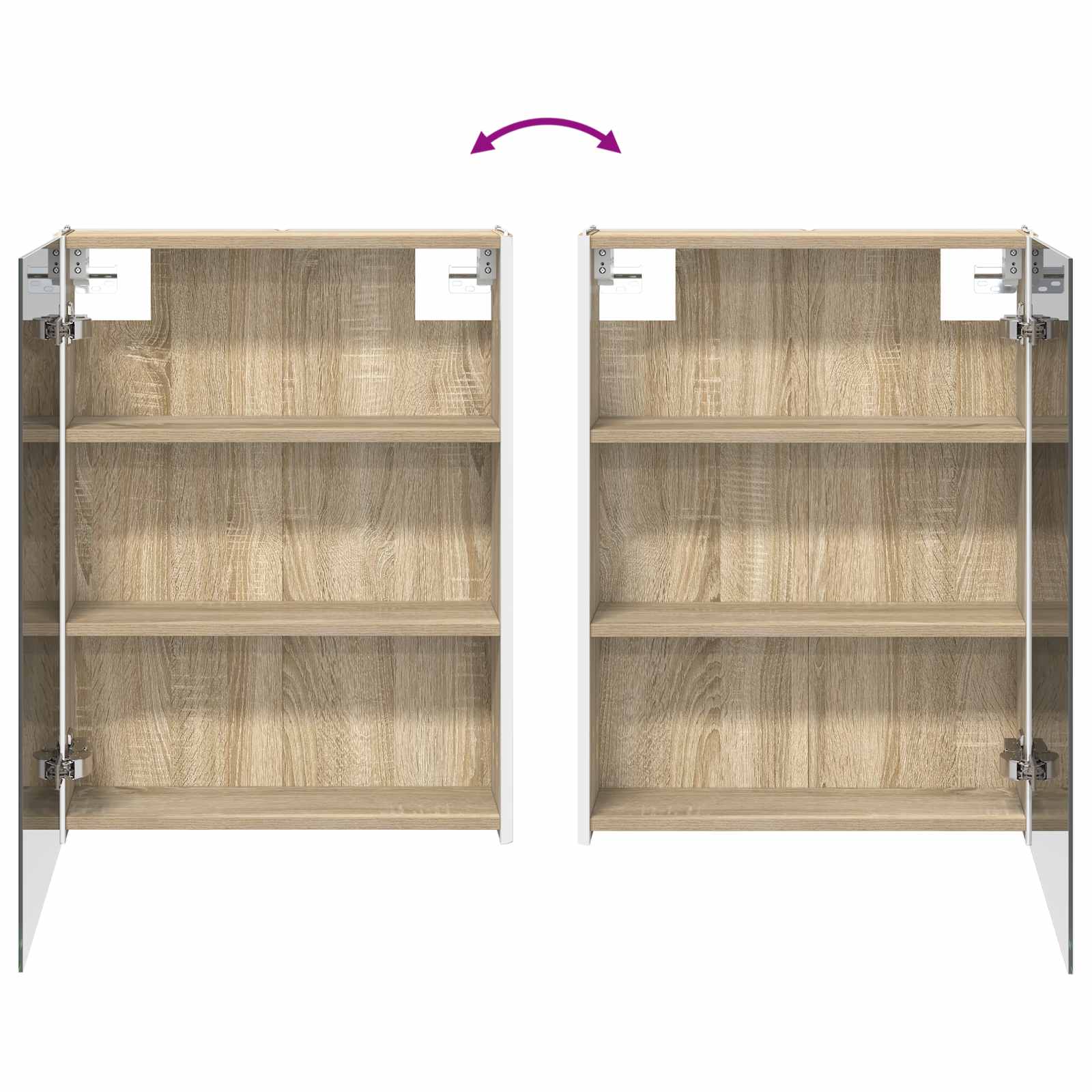 Set ormarića za kupaonicu 5 pcs Hrast sonoma 53 x 15,5 x 70 cm