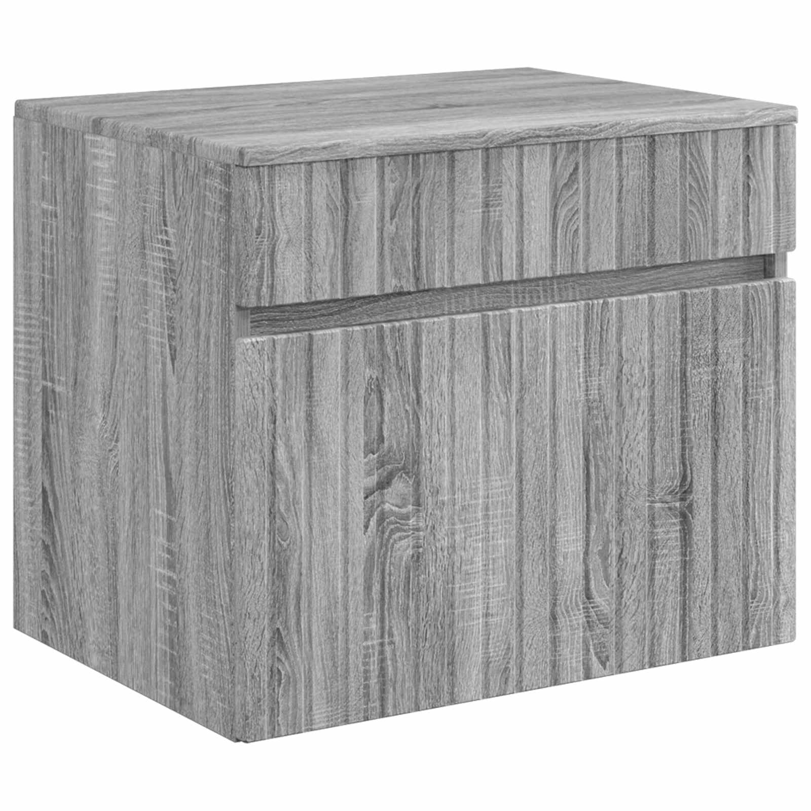 Set ormarića za kupaonicu 5 pcs Siva Sonoma 53 x 15,5 x 70 cm