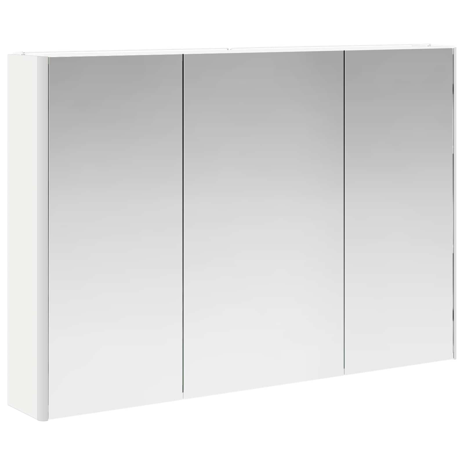 Set ormarića za kupaonicu 4 pcs Bijela 103,5 x 15,5 x 70 cm
