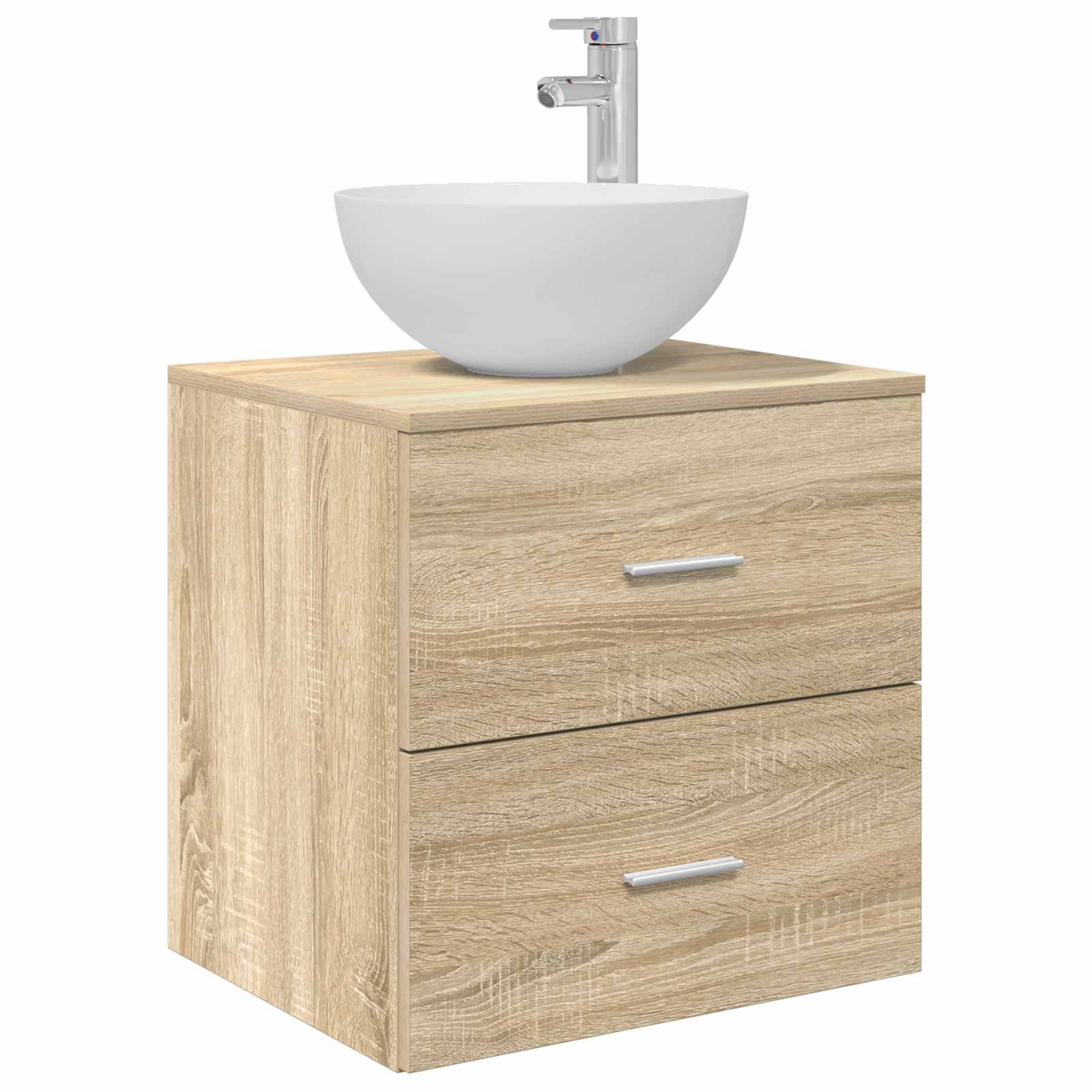 Set ormarića za kupaonicu 5 pcs Hrast sonoma 53 x 15,5 x 70 cm