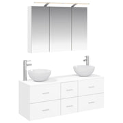 Set namještaja za kupaonicu 4 pcs Bijela