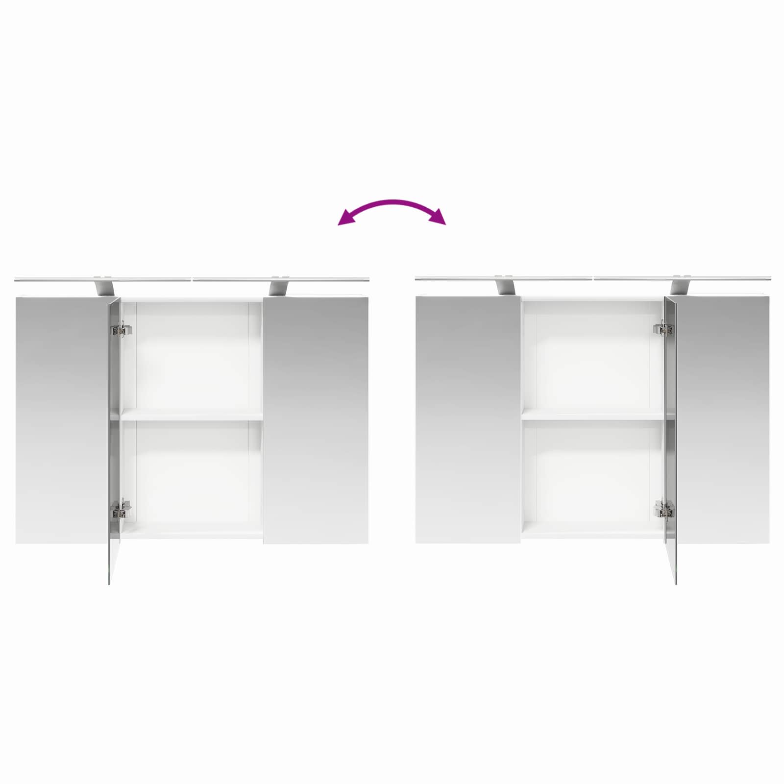 Set namještaja za kupaonicu 4 pcs Bijela
