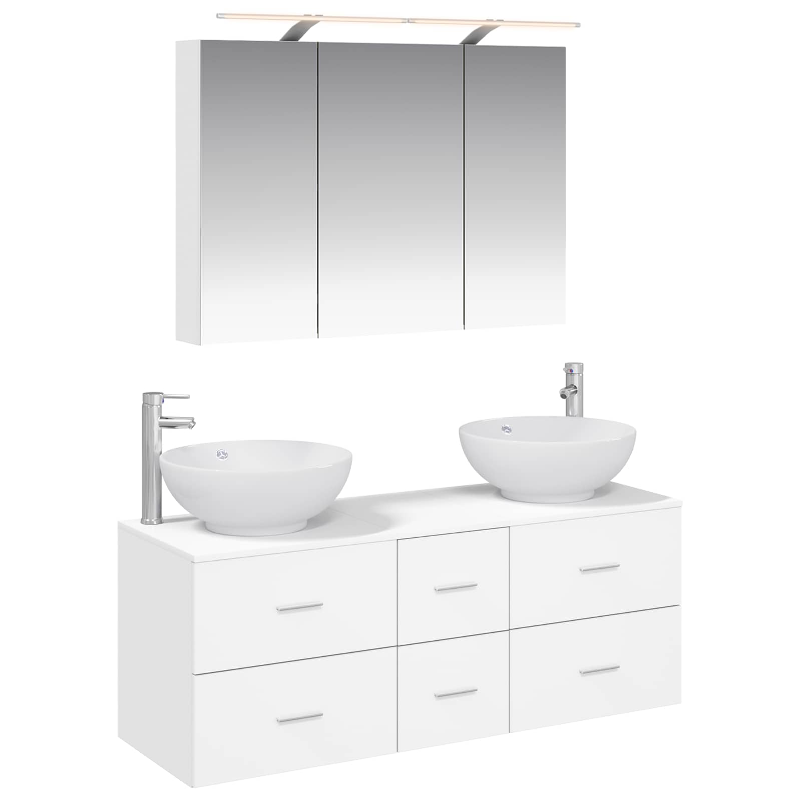 Set namještaja za kupaonicu 4 pcs Bijela