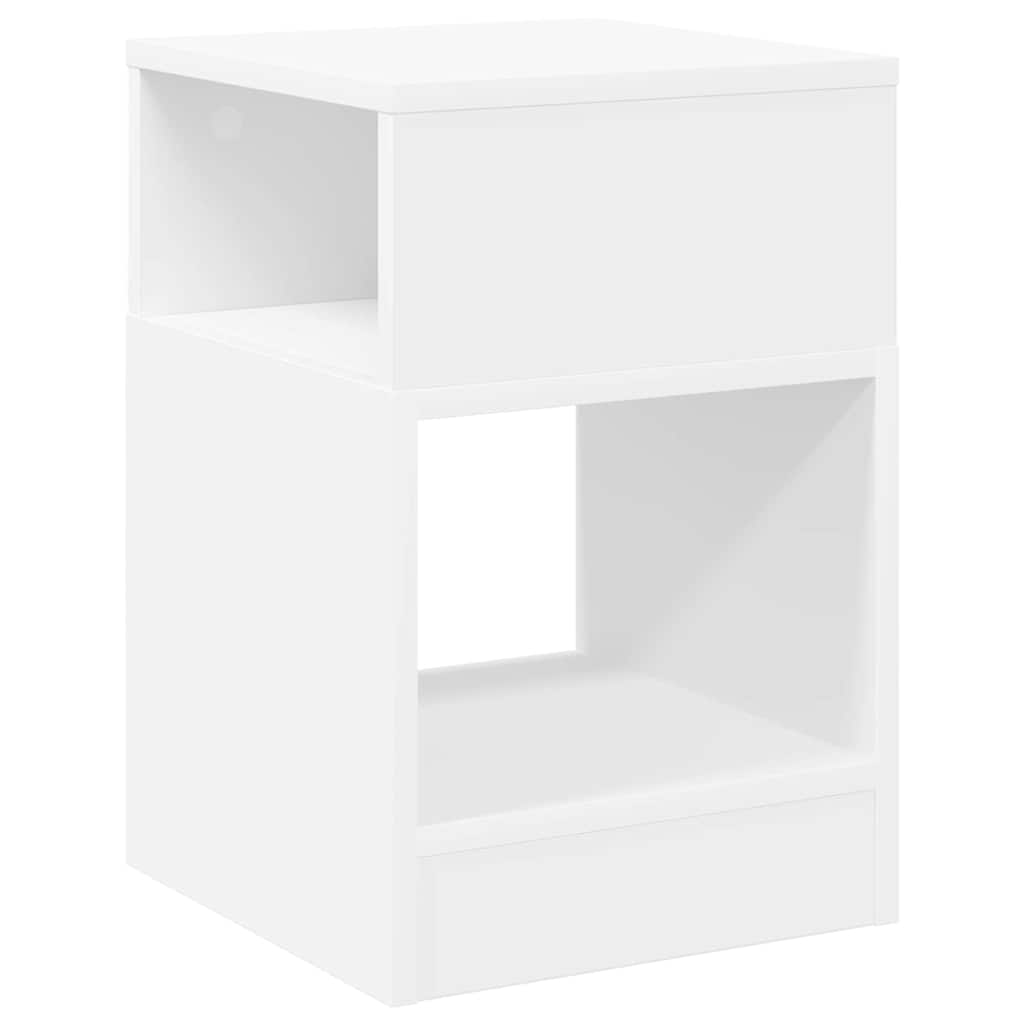 Konačna Stolić 2 pcs Bijelo 30,5 x 30 x 45 cm Konstruirano drvo