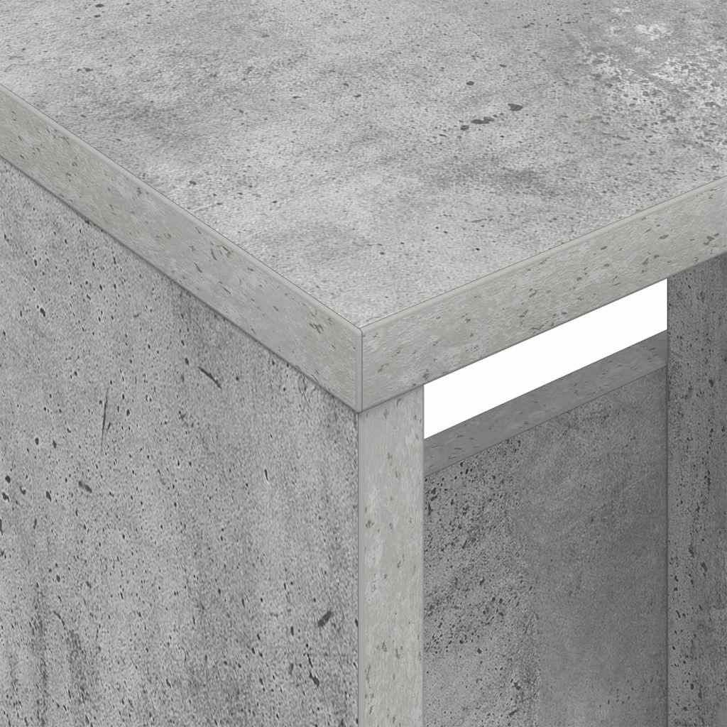 Polica za časopise Betonski sivi 68,5 x 30 x 45 cm