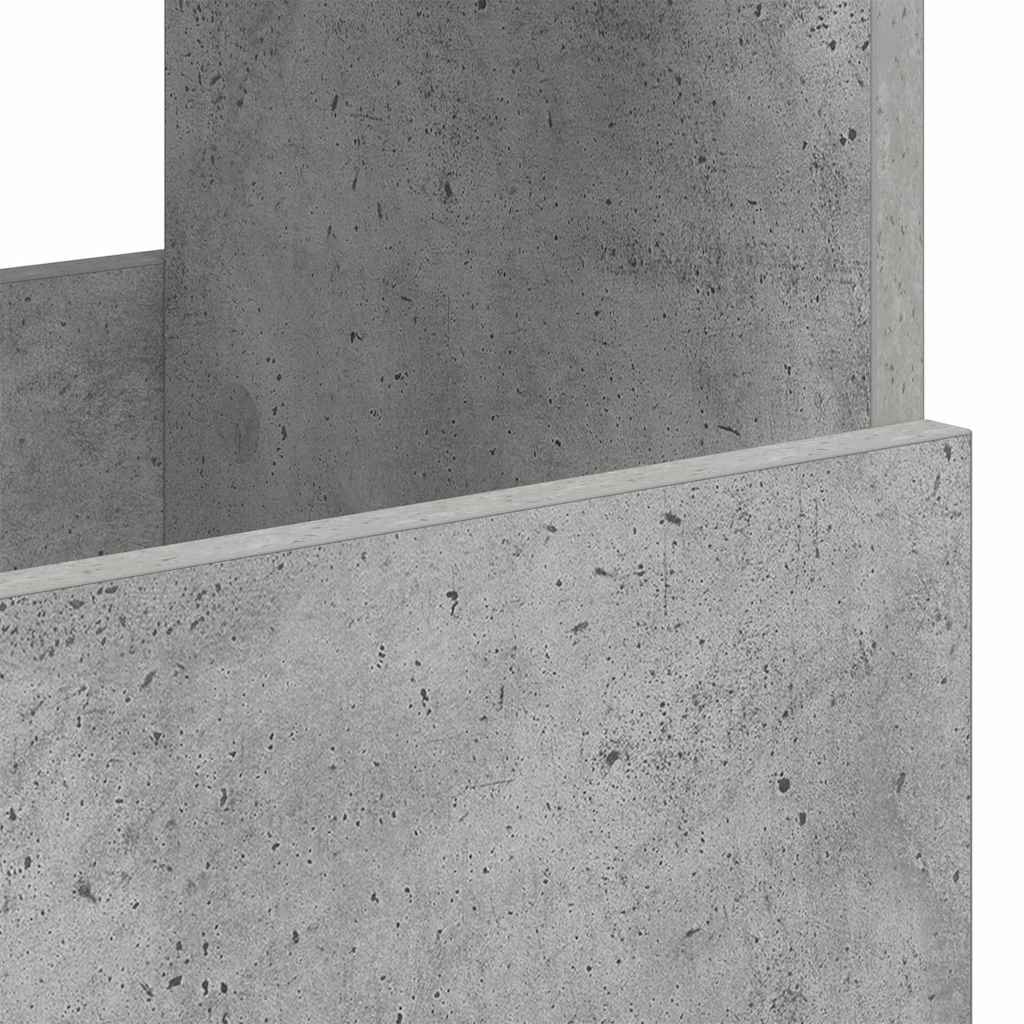 Polica za časopise Betonski sivi 68,5 x 30 x 45 cm