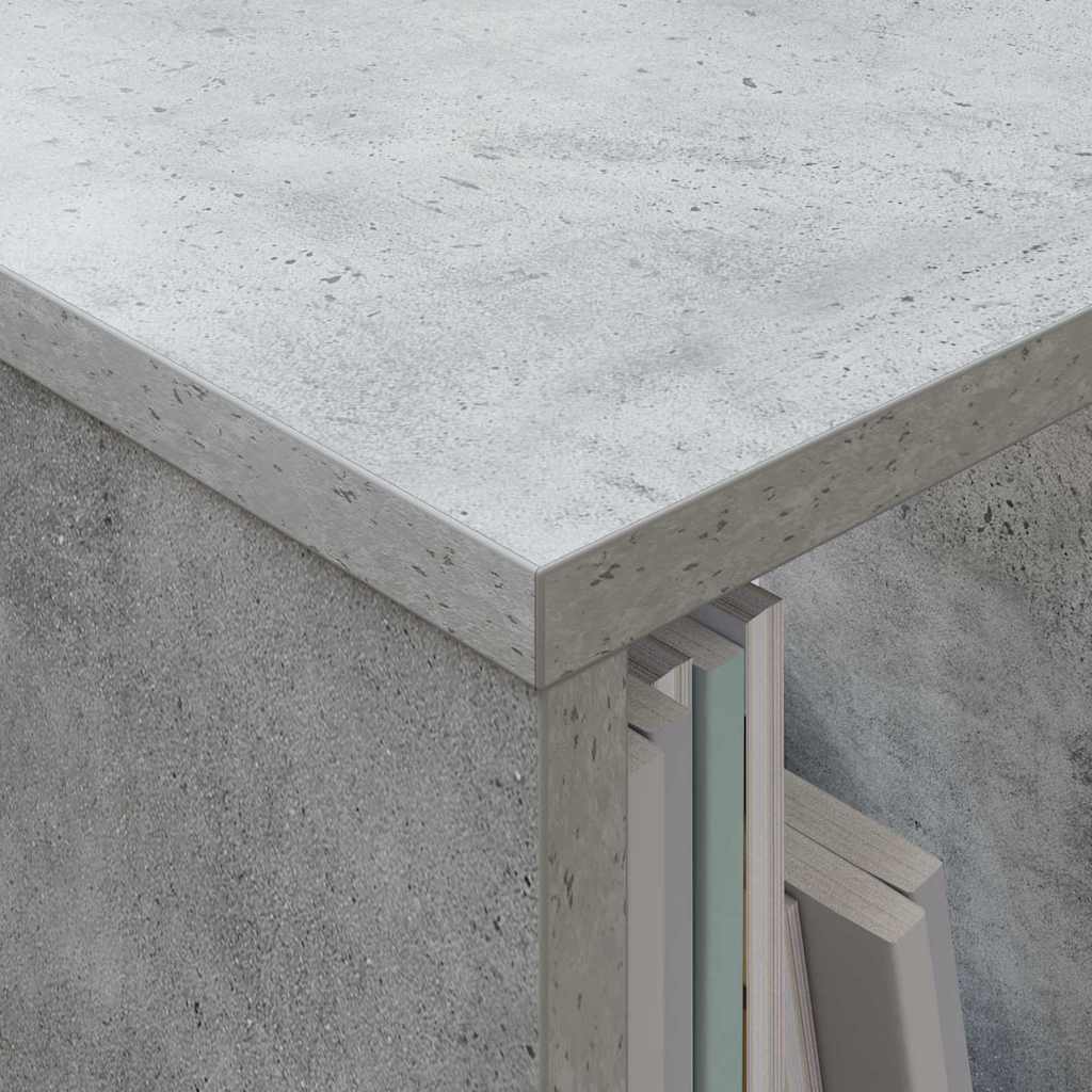 Polica za časopise Betonski sivi 68,5 x 30 x 45 cm