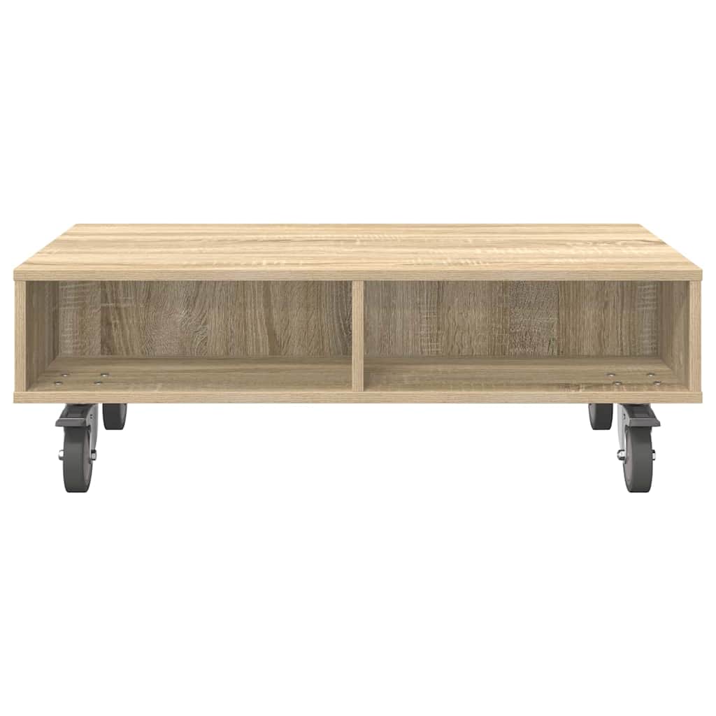Stolić sa kotačima Sonoma hrast 90 x 50 x 30 cm