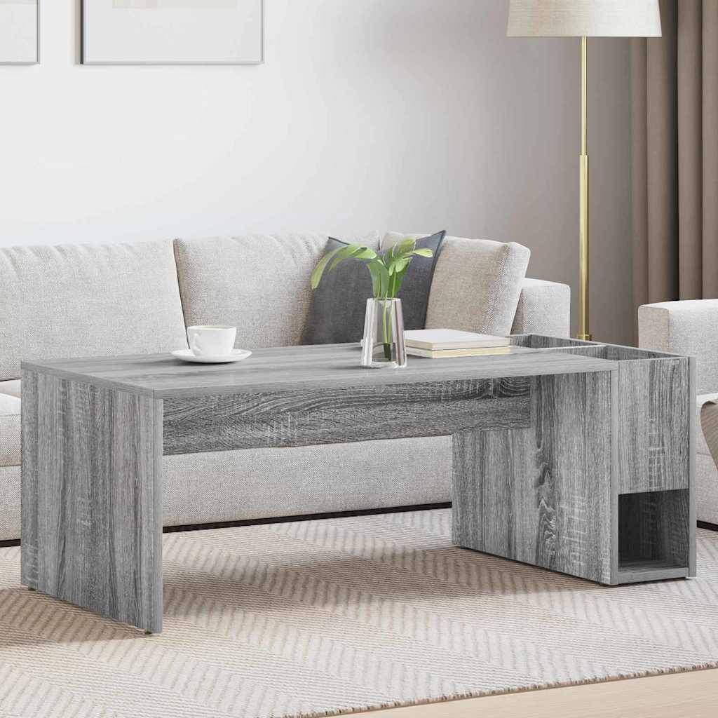 Kava Stol Siva Sonoma 101,5 x 50 x 37 cm Konstruirano drvo