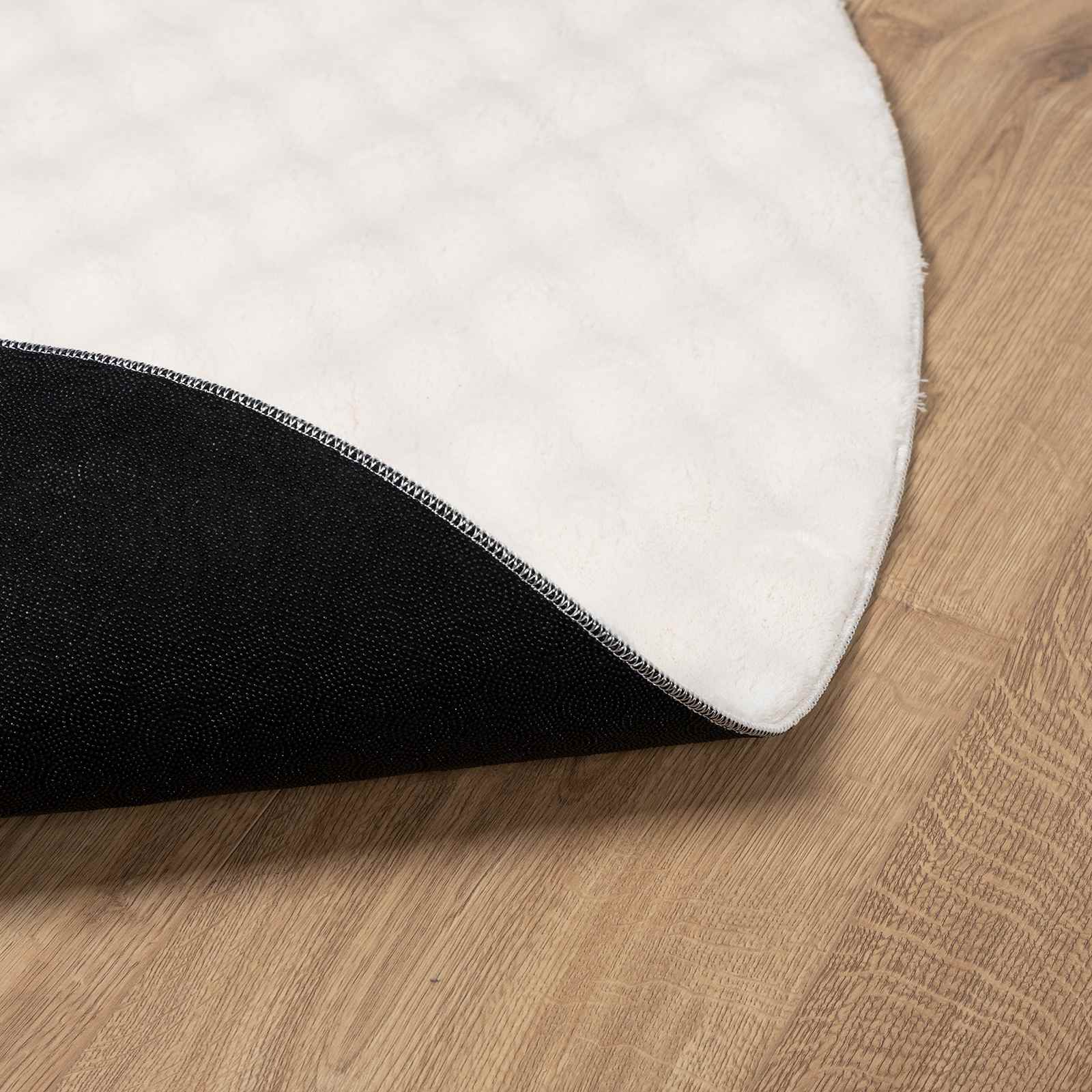 Tepisi za područja Kružni SIROLO Krema Ø 160 CM Poliester