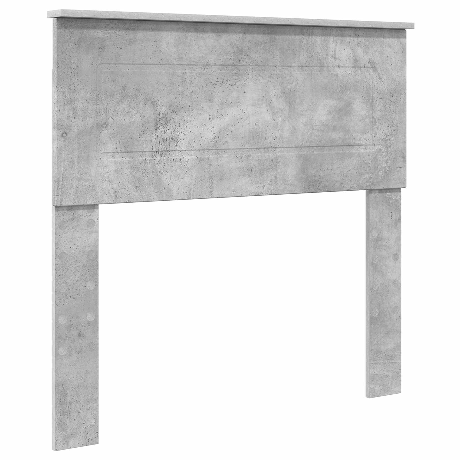 Krevet s od storage Betonski sivi 70 x 190 cm Konstruirano drvo