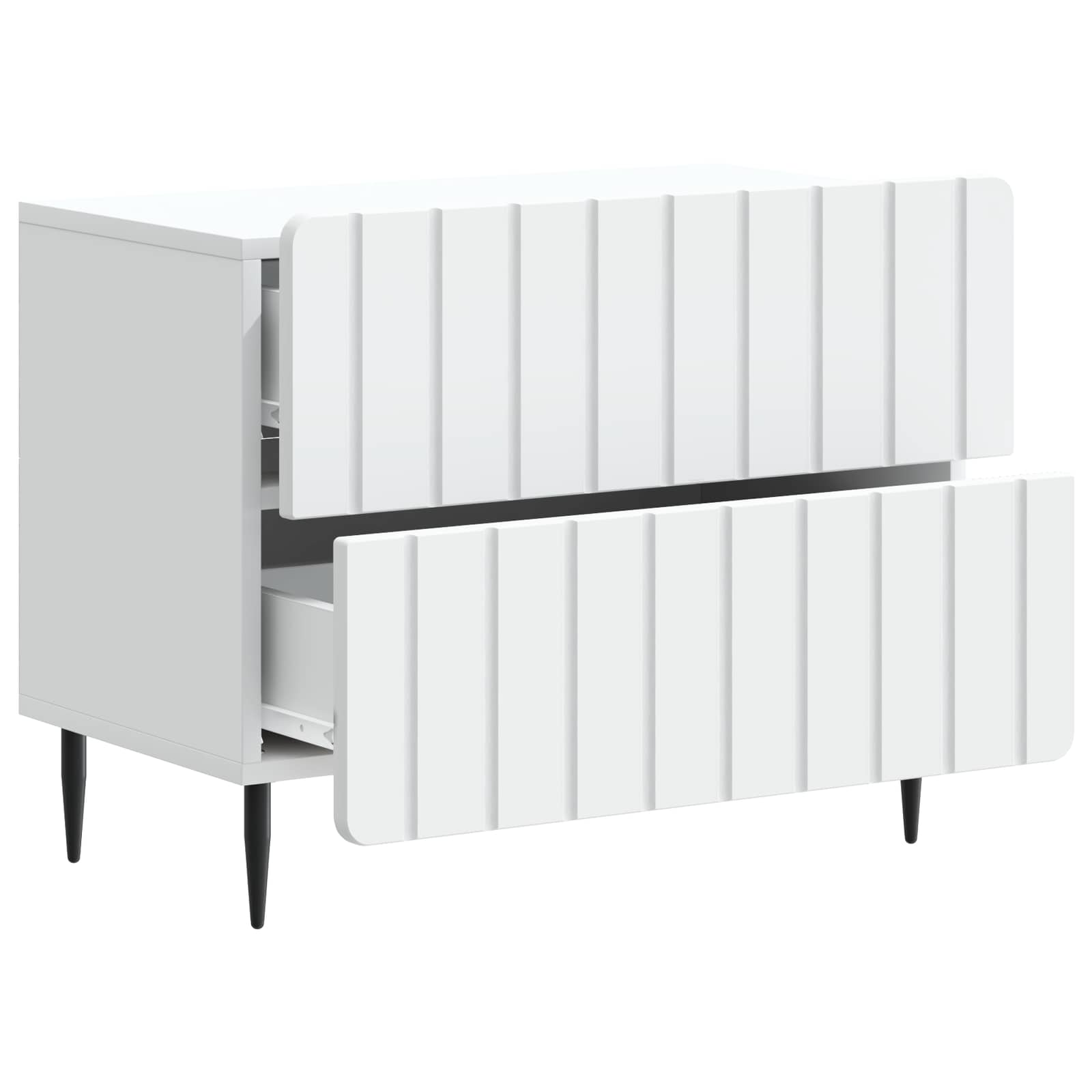 Noćni ormar Bijela 62 x 34,5 x 49,5 cm Konstruirano drvo