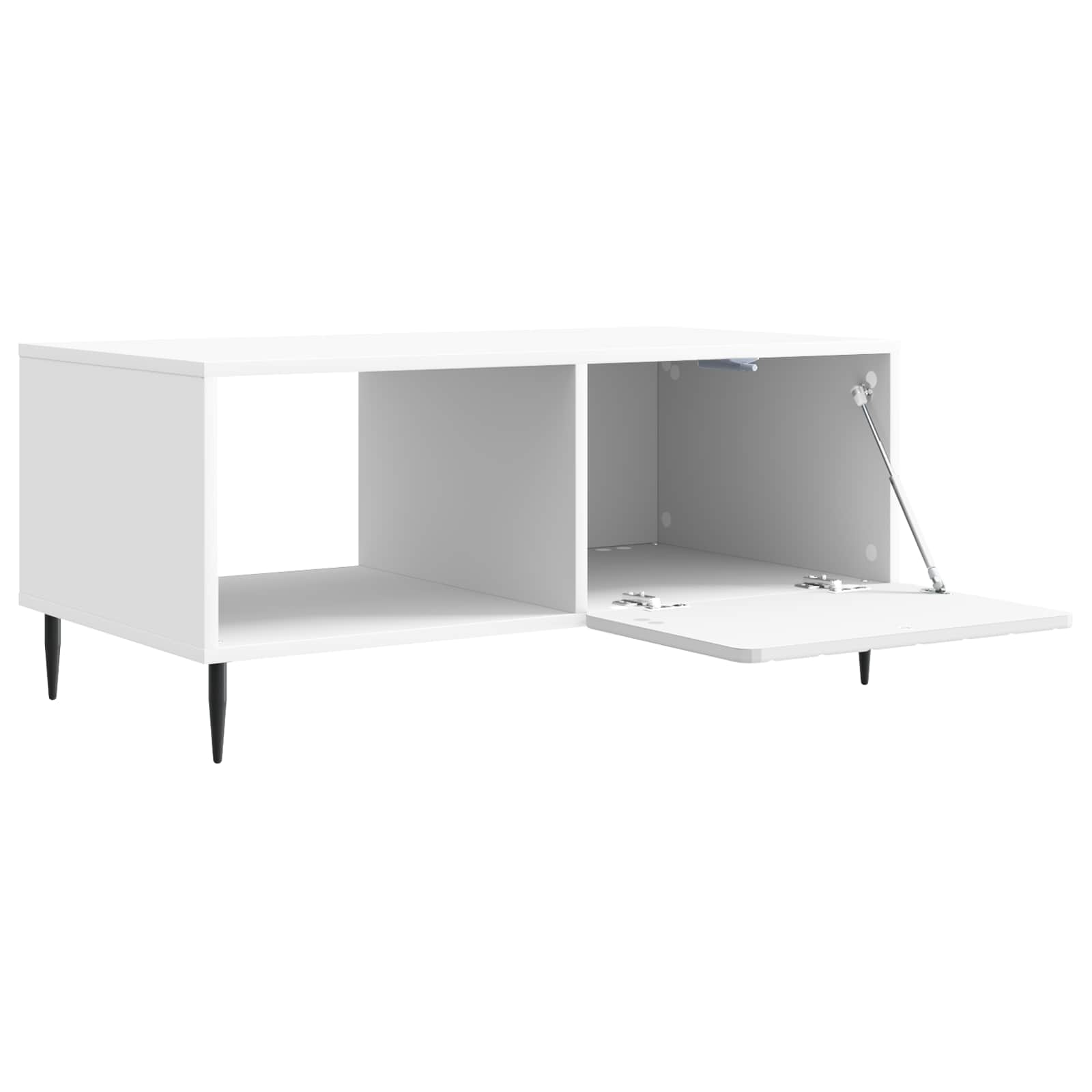 Kava Stol Bijela 90 x 50 x 40 cm Konstruirano drvo