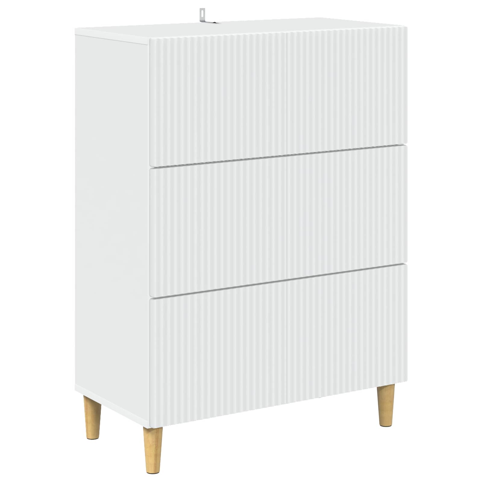 Ormar s ladicama Bijela 66 x 34,5 x 90 cm Konstruirano drvo