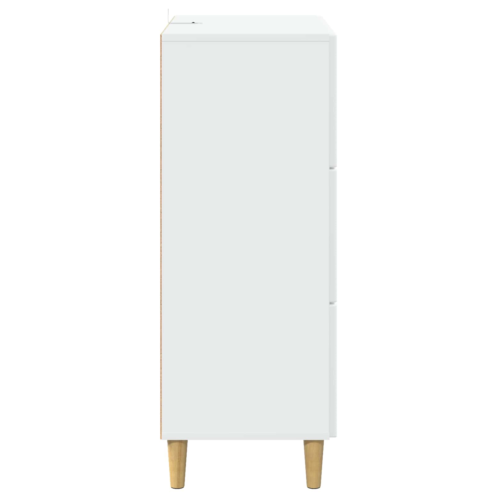 Ormar s ladicama Bijela 66 x 34,5 x 90 cm Konstruirano drvo