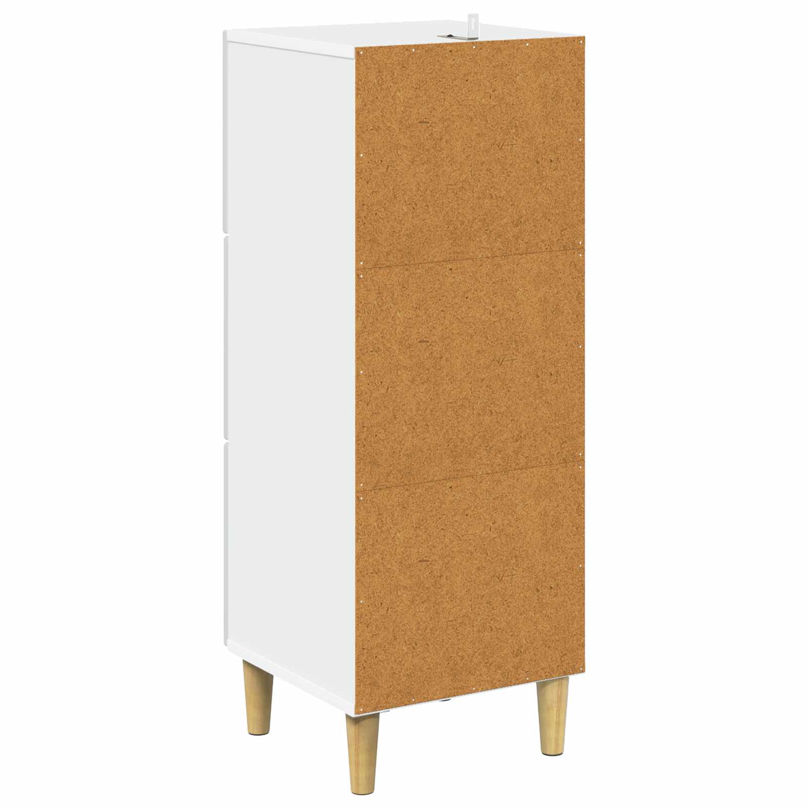 Ormar s ladicama Bijela 33 x 34,5 x 90 cm Konstruirano drvo