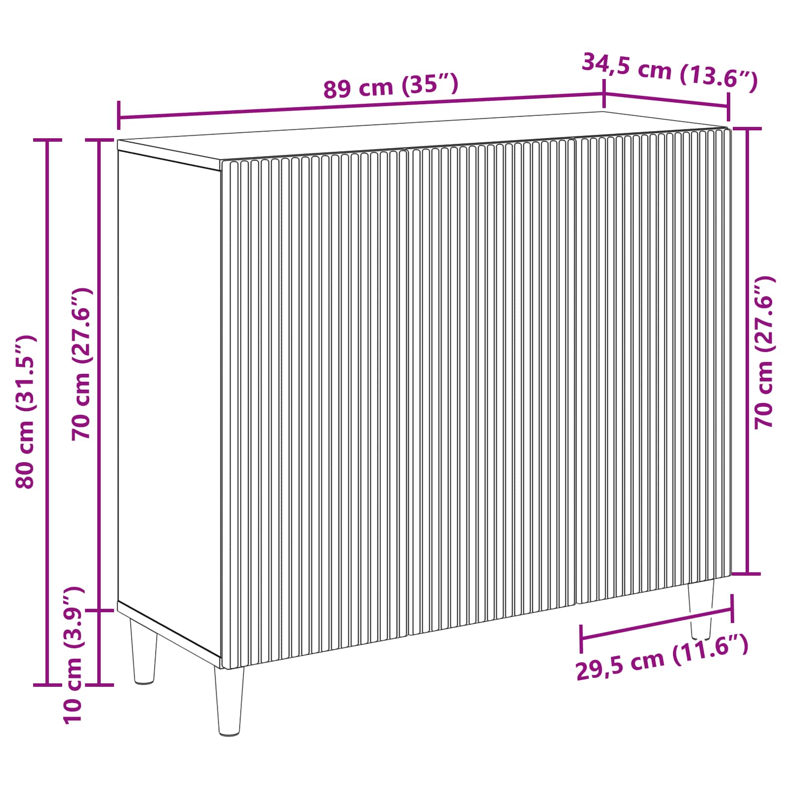 Kreveta Bijela 89 x 34,5 x 80 cm Konstruirano drvo