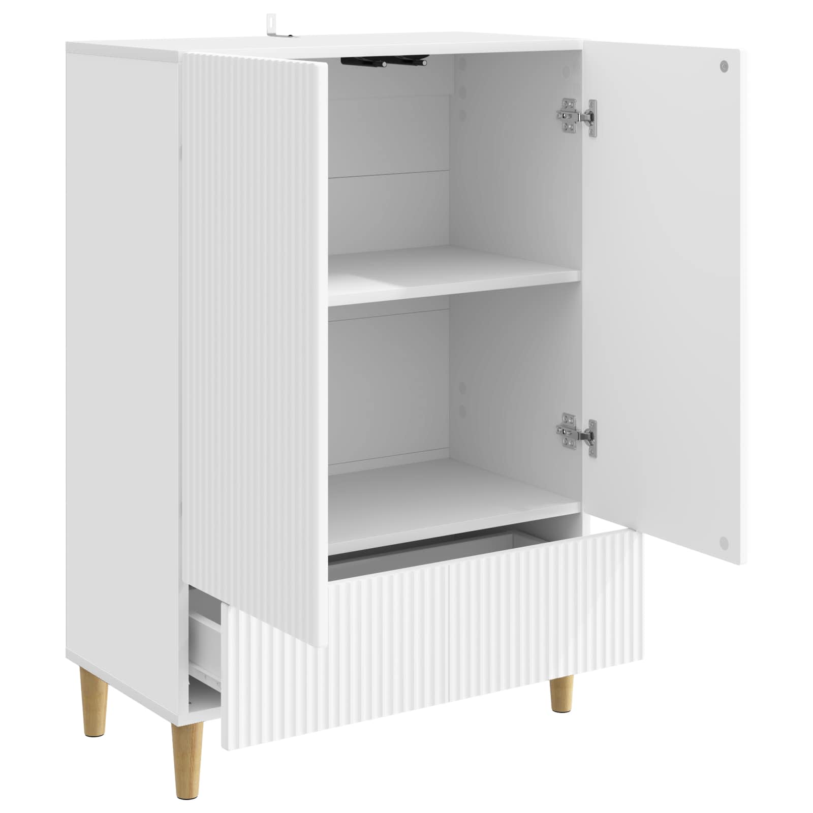 Kreveta s ladicama Bijela 66 x 34,5 x 95 cm Konstruirano drvo