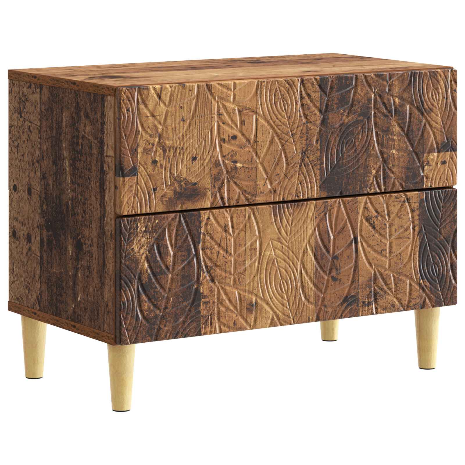 Noćni ormarić Staro drvo 62 x 34,5 x 48 cm Konstruirano drvo