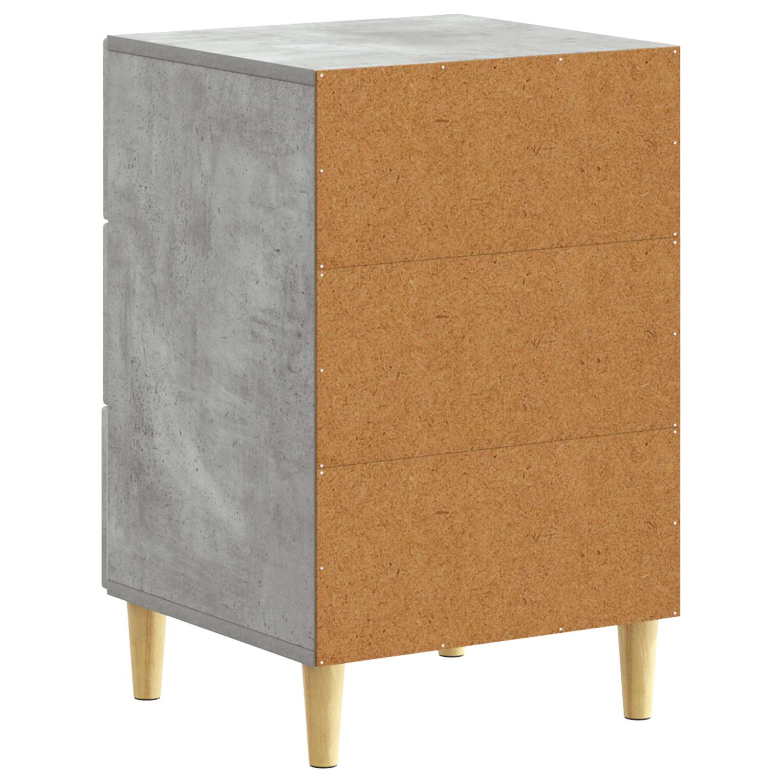 Noćni ormarić Betonska siva 43 x 39,5 x 66,5 cm