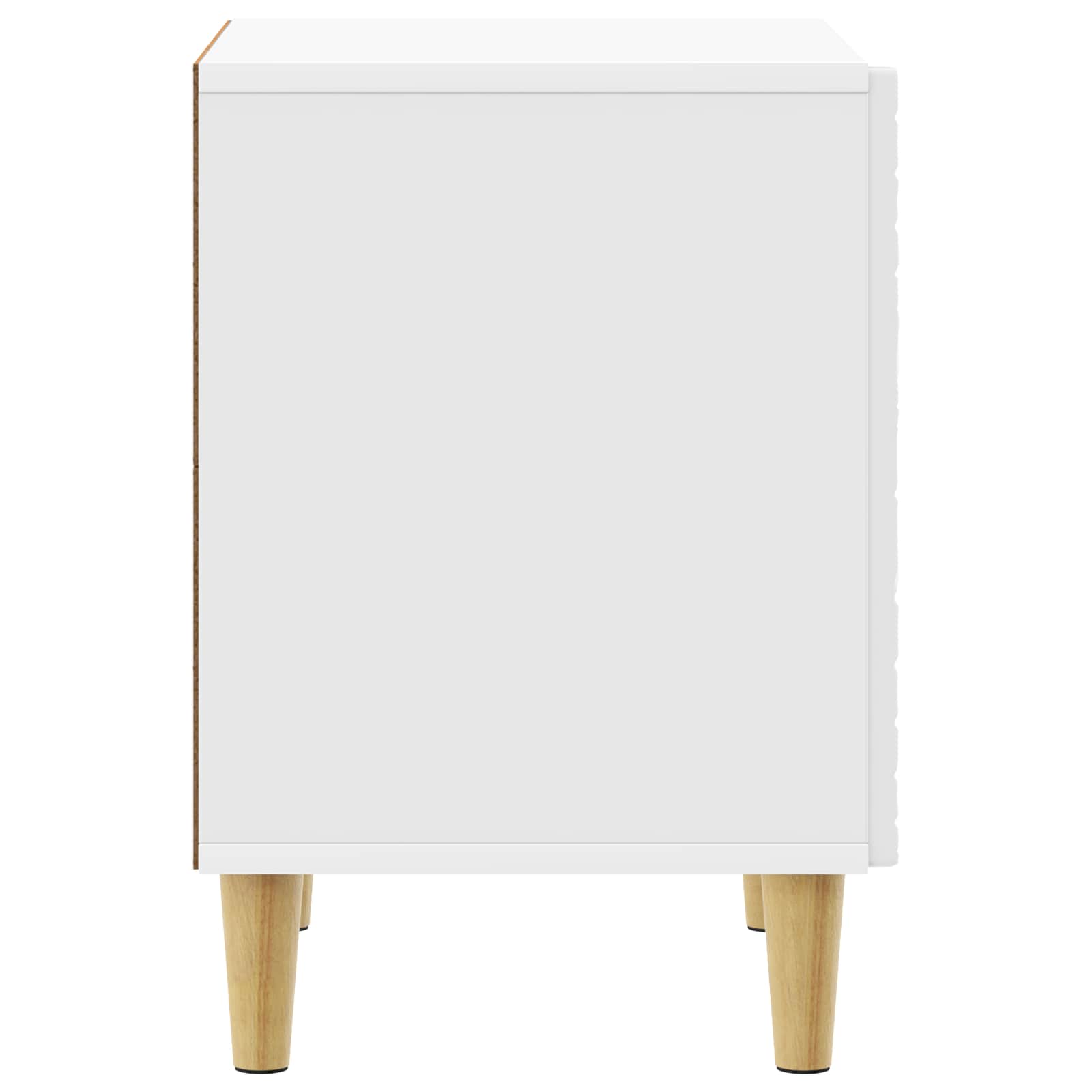 Noćni ormarić 2 pcs Bijela visokog sjaja 43 x 34,5 x 50 cm