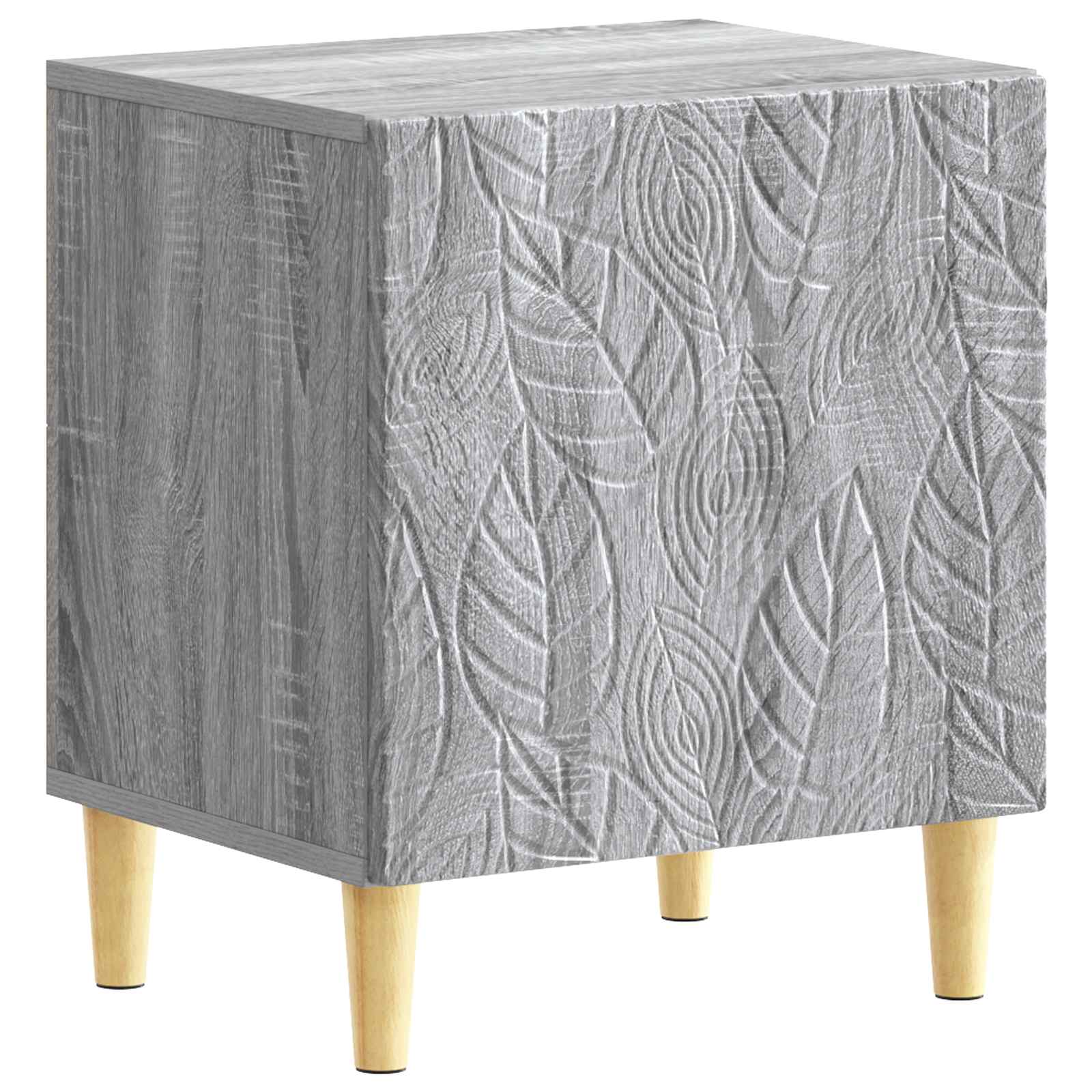 Noćni ormarić 2 pcs Siva Sonoma 43 x 34,5 x 50 cm