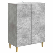 Postol Betonska siva 66 x 34,5 x 90 cm Konstruirano drvo