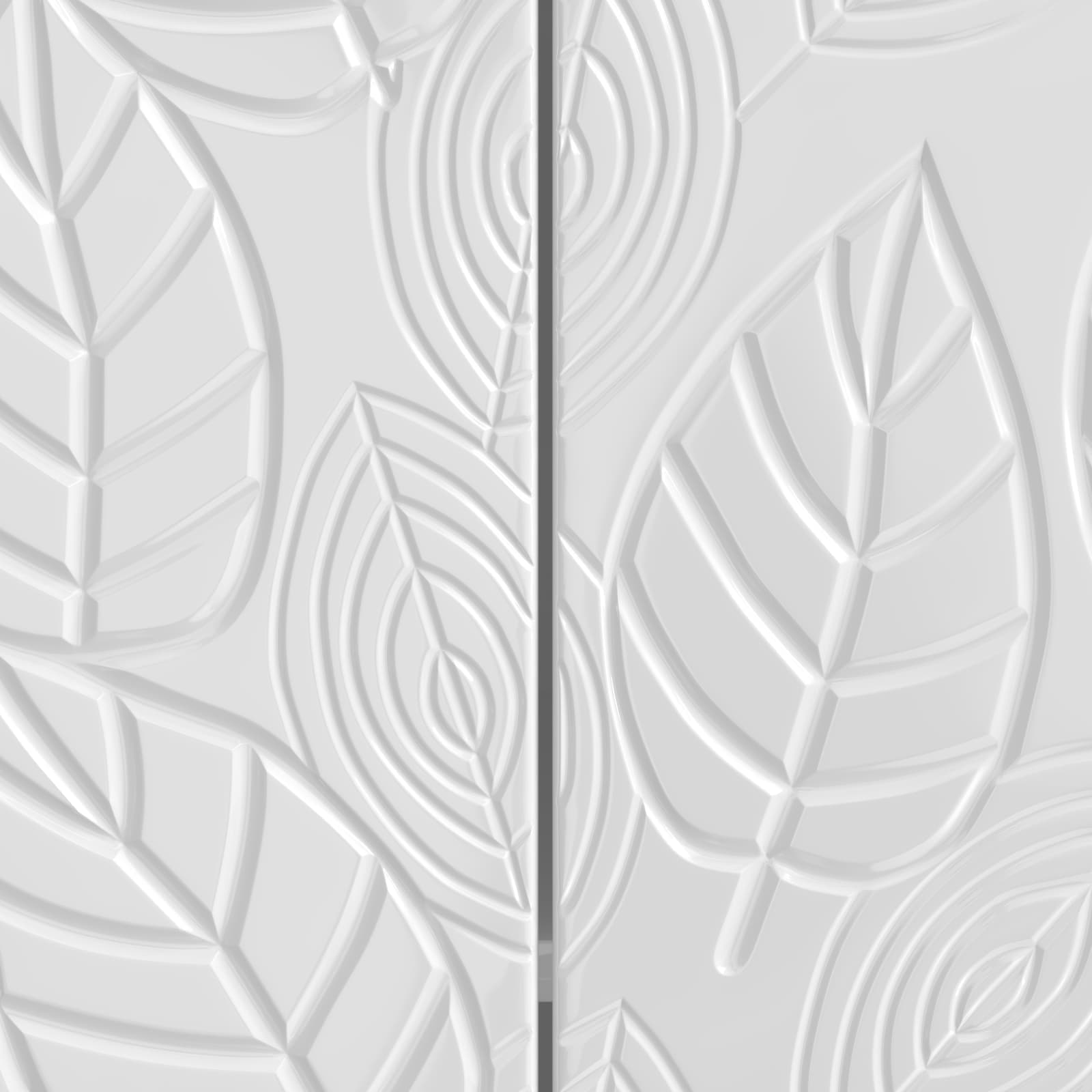 Postol Bijela visokog sjaja 66 x 34,5 x 90 cm Konstruirano drvo