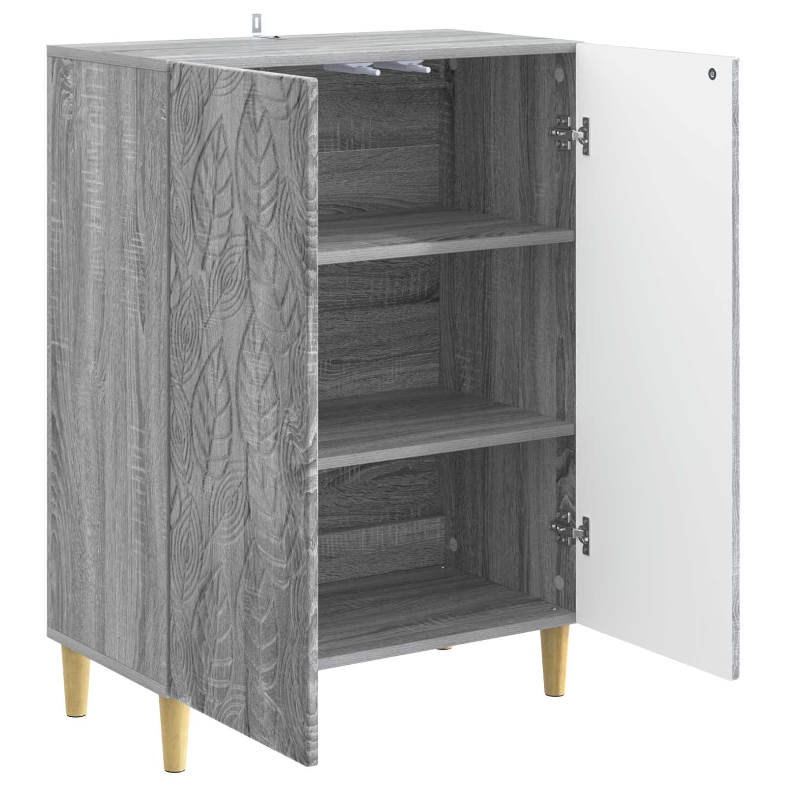 Postol Siva Sonoma 66 x 34,5 x 90 cm Konstruirano drvo