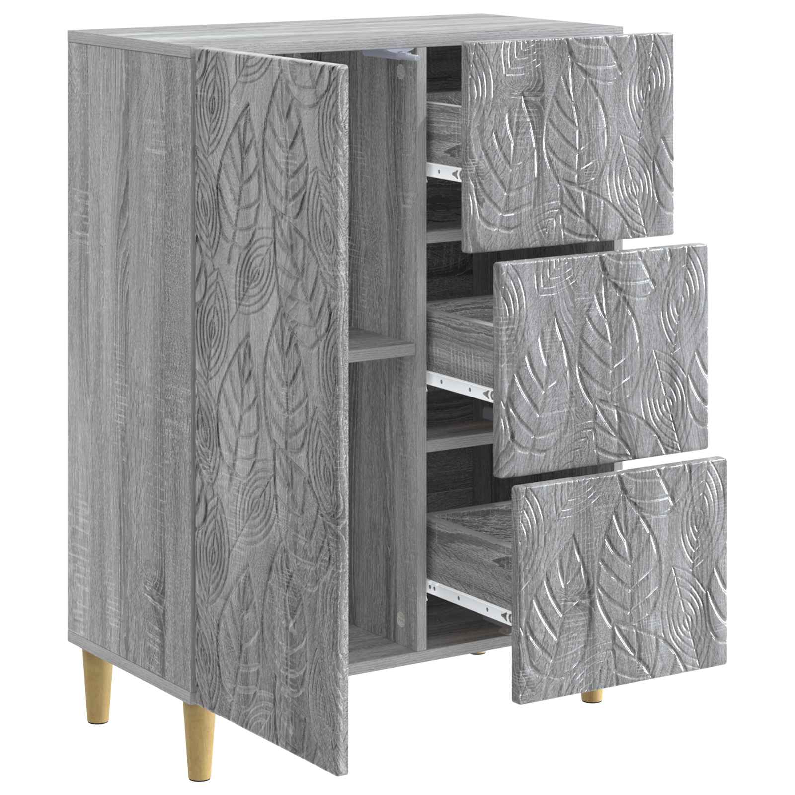 Kreveta Siva Sonoma 66 x 34,5 x 90 cm Konstruirano drvo