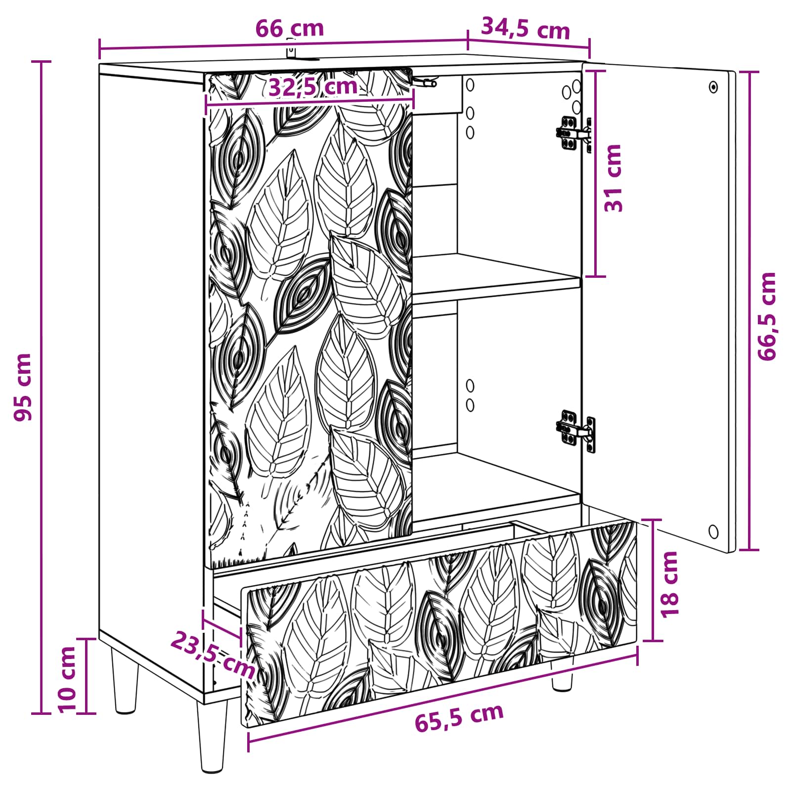 Kreveta Siva Sonoma 66 x 34,5 x 95 cm Konstruirano drvo