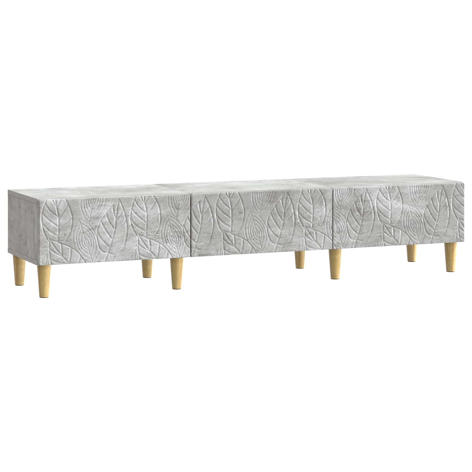 TV ormar 147 x 34,5 x 30 cm Betonska siva Konstruirano drvo
