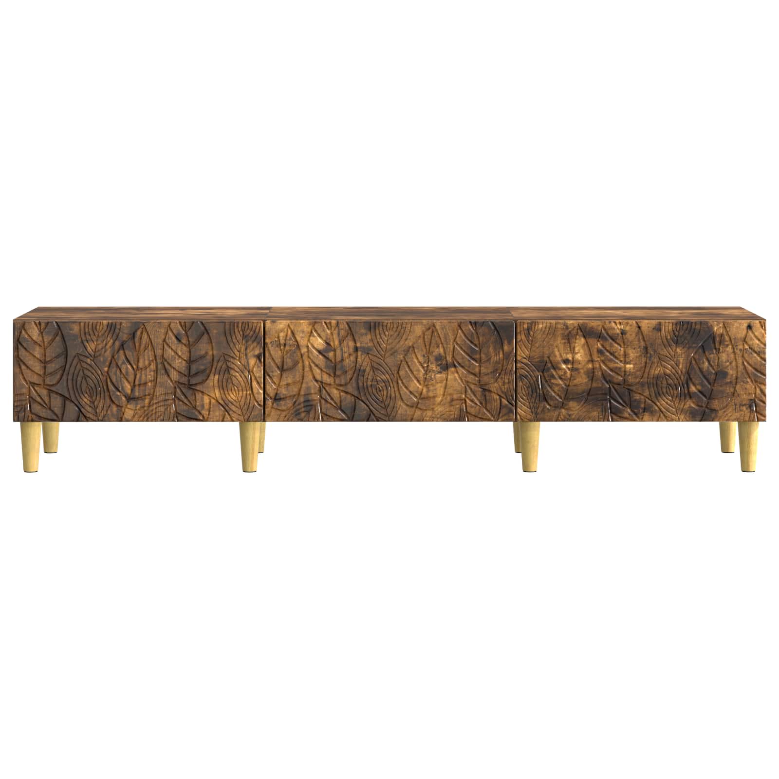 TV ormar 147 x 34,5 x 30 cm Dimljeni hrast Konstruirano drvo