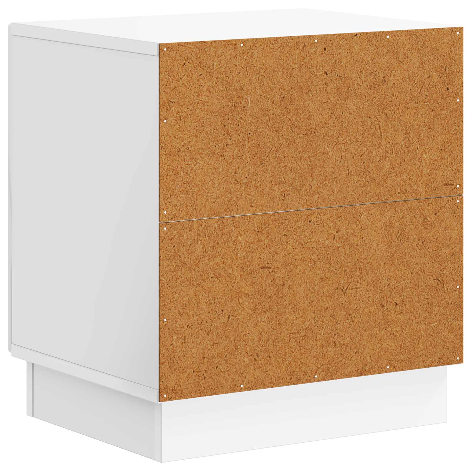 Noćni ormarić 2 pcs Bijela visokog sjaja 43 x 34,5 x 47 cm