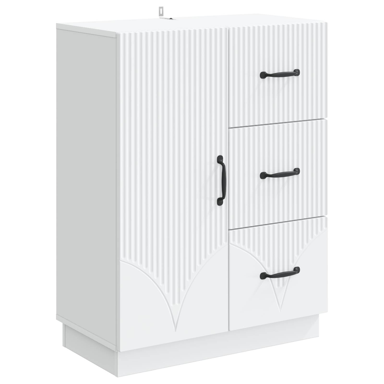 Kreveta s ladicama Bijela 66 x 34,5 x 87 cm Konstruirano drvo