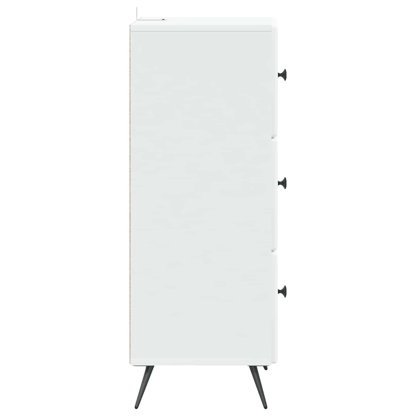 Ormar s ladicama Bijela 33 x 34,5 x 90 cm Konstruirano drvo