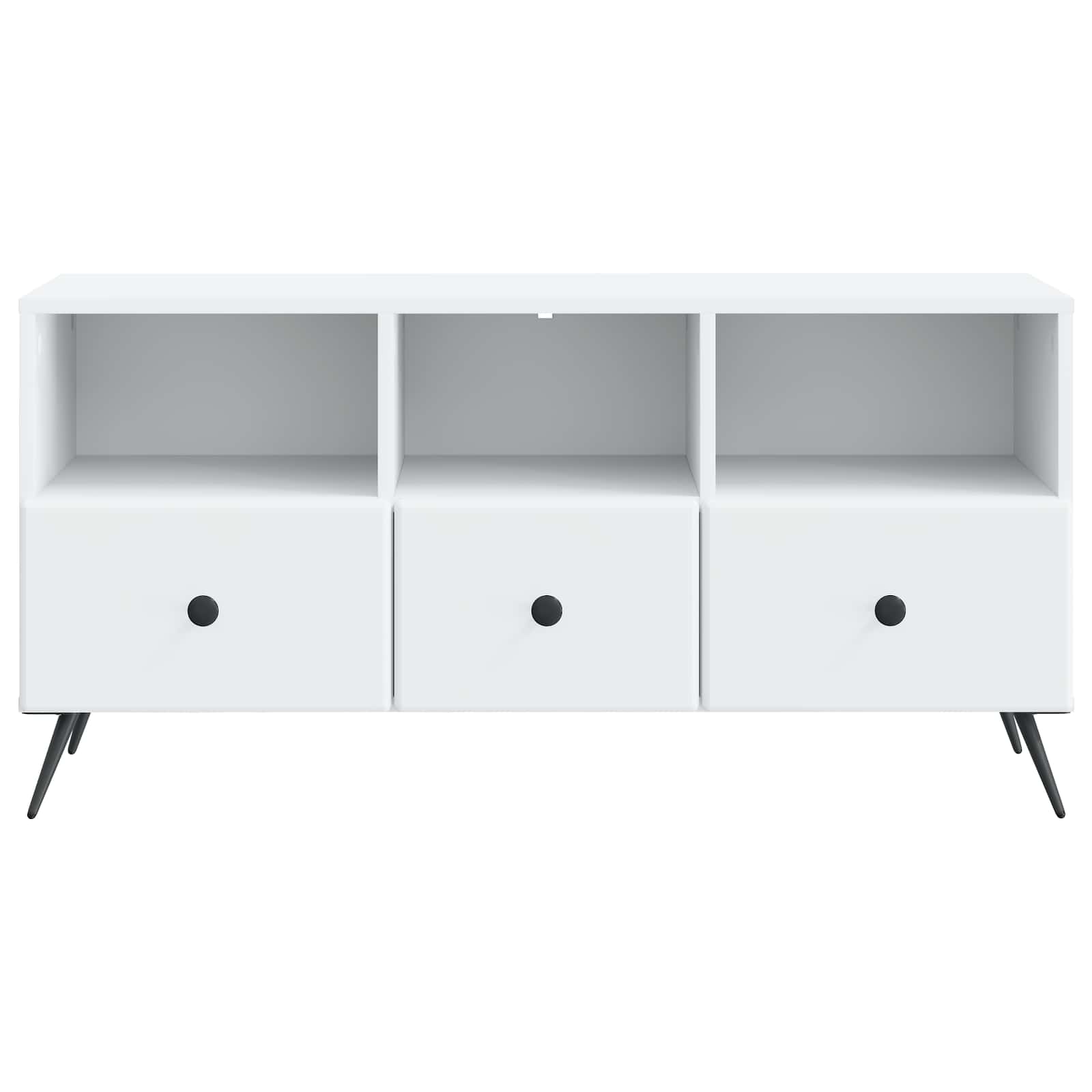 TV ormar s ladicama Bijela 102 x 34,5 x 50 cm Konstruirano drvo