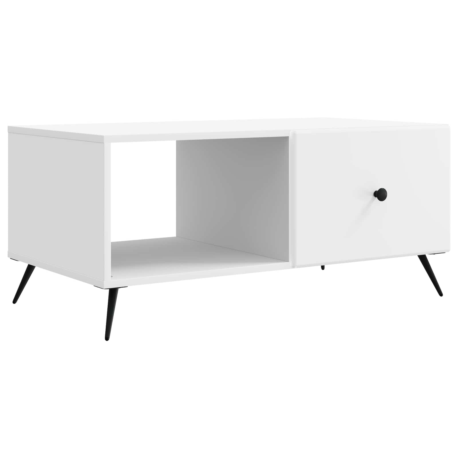 Kava Stol Bijela 90 x 50 x 40 cm Konstruirano drvo
