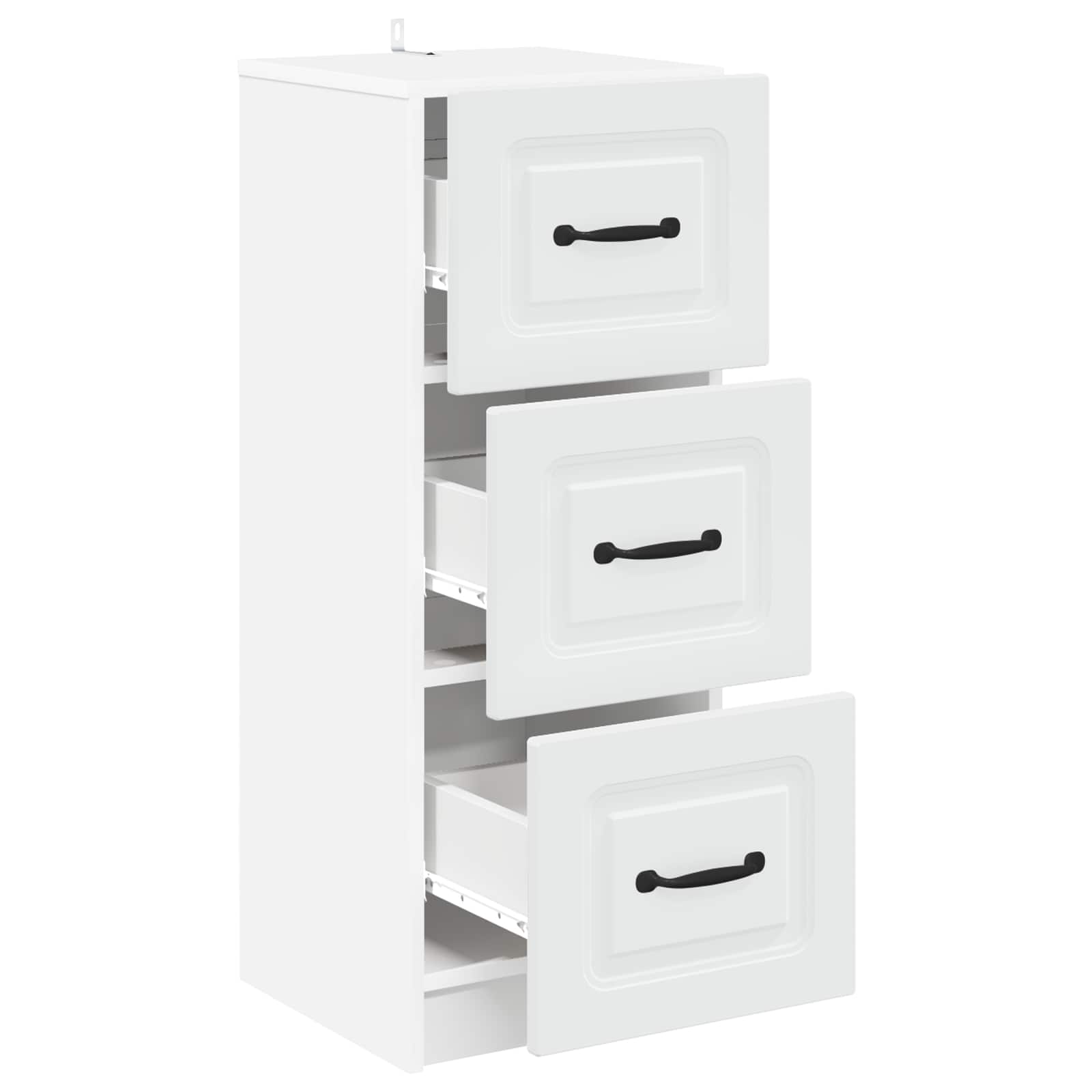 Ormar s ladicama Bijela 33 x 34,5 x 87 cm Konstruirano drvo