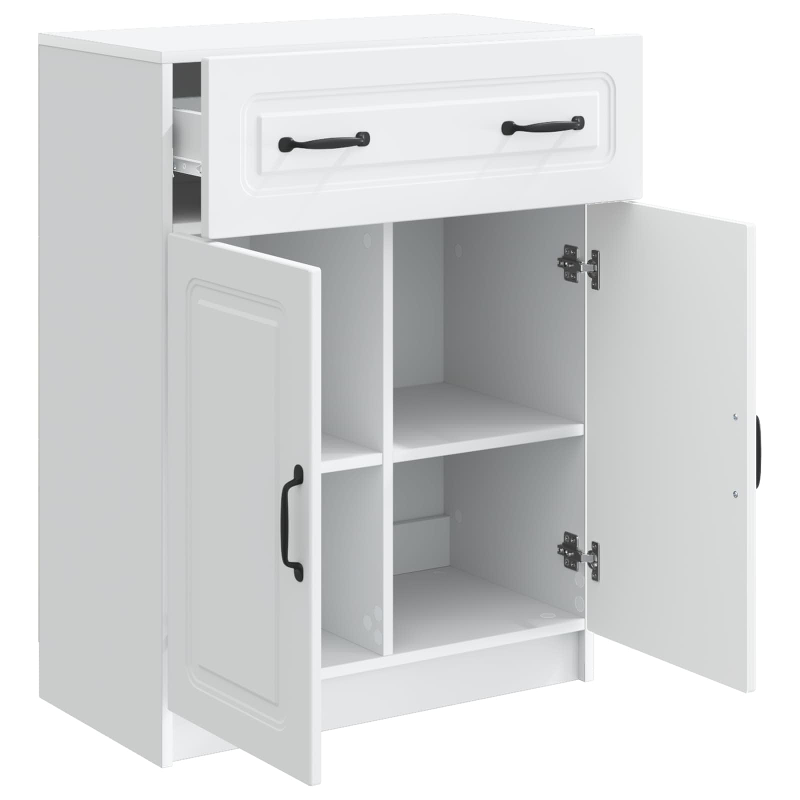 Kreveta s ladicama Bijela 66 x 34,5 x 87 cm Konstruirano drvo