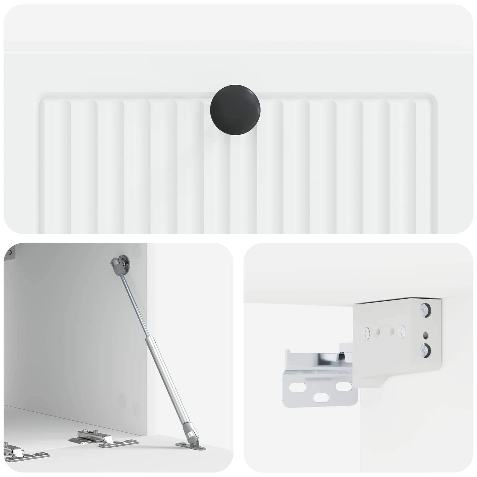 TV ormar za zid Bijela 59,5 x 41 x 30 cm Konstruirano drvo