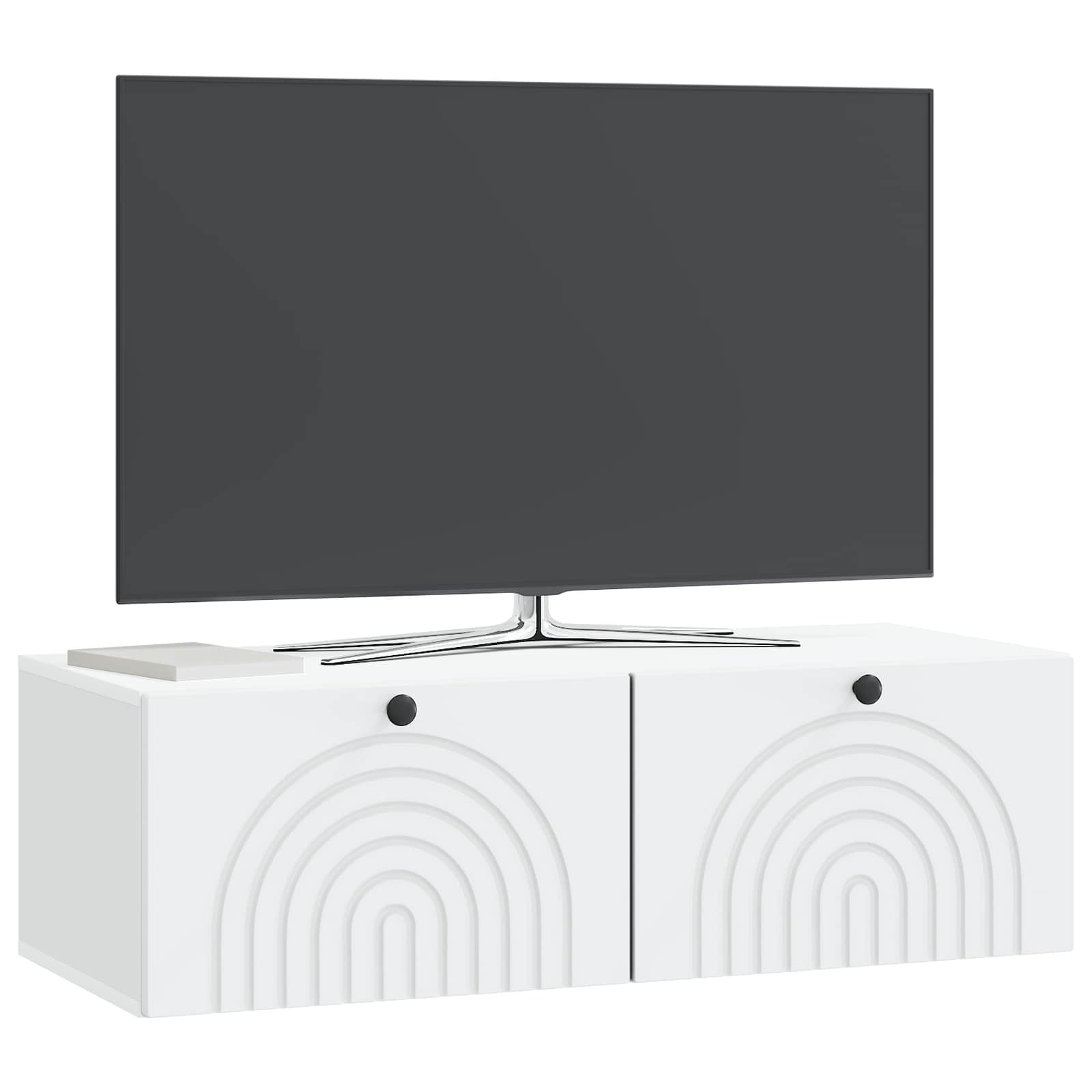 TV ormar za zid Zidne Bijela 99 x 41 x 30 cm Konstruirano drvo