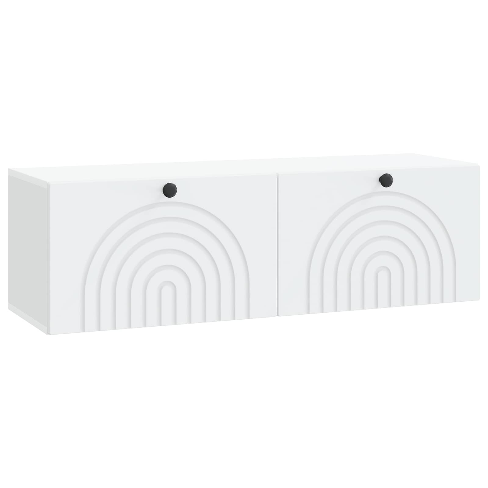 TV ormar za zid Zidne Bijela 98 x 31 x 30 cm Konstruirano drvo