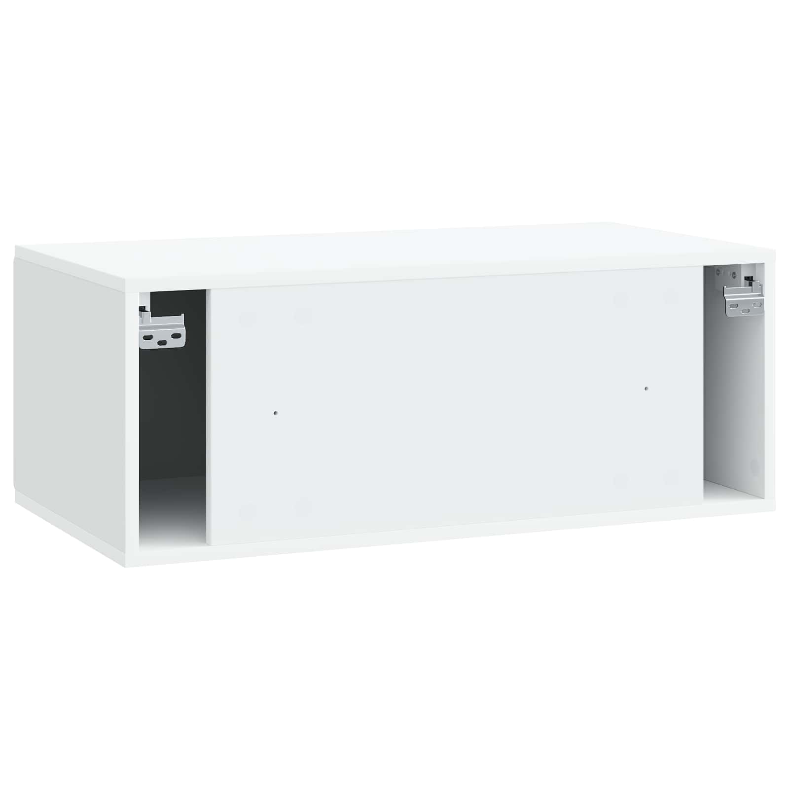 TV ormar za zid Bijela 78,5 x 41 x 30 cm Konstruirano drvo